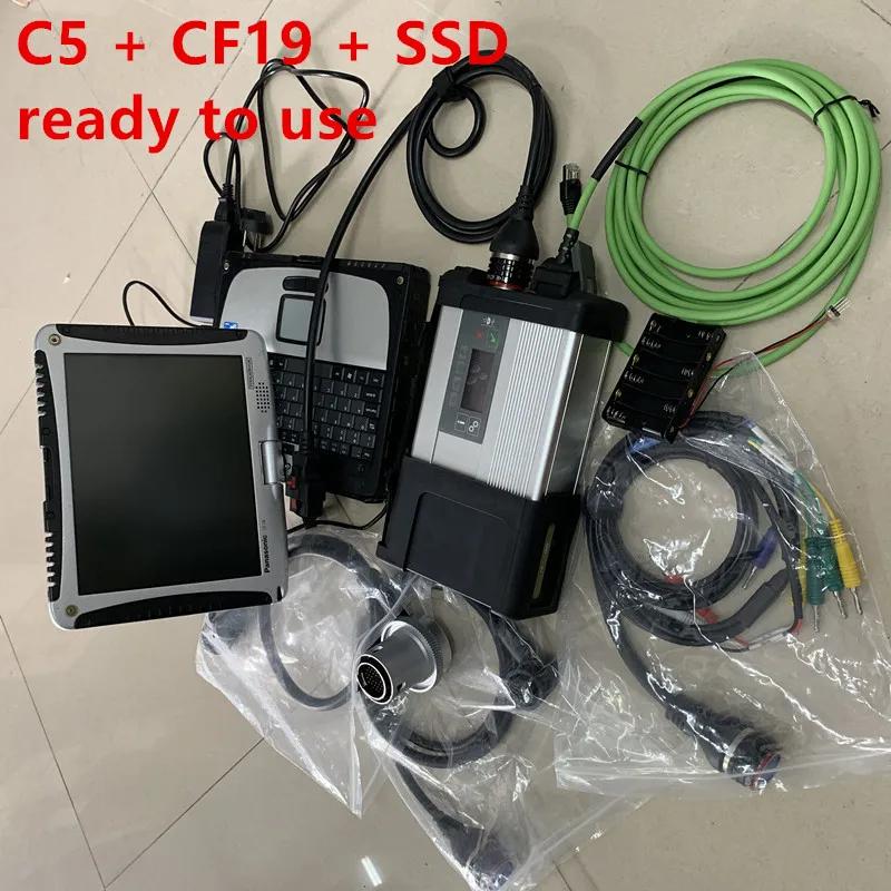 MB Star c5 + CF-19 i5 4G Ʈ  Ʈ, 480GB SSD SD Ʈ 5, ڵ  Ʈ  , V09.2023